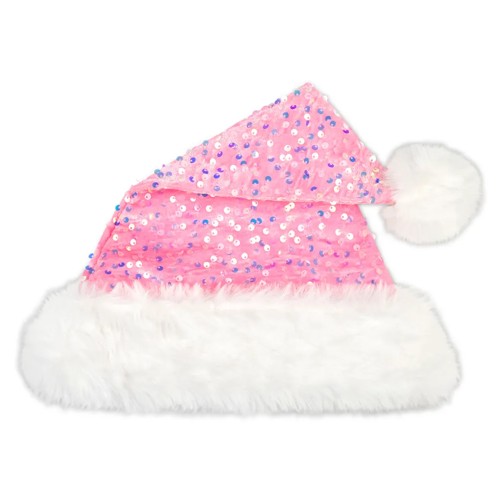 Sequin Santa Hat