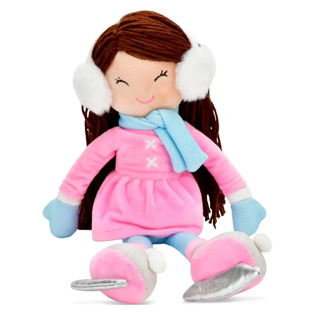 Ice Skater Girl Plush Character