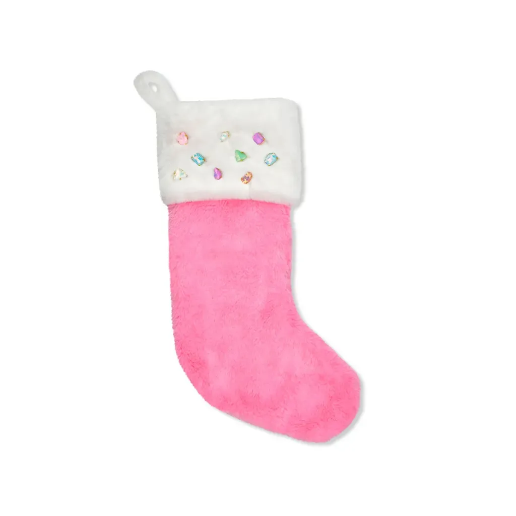 [780-5111] Gem Furry Stocking
