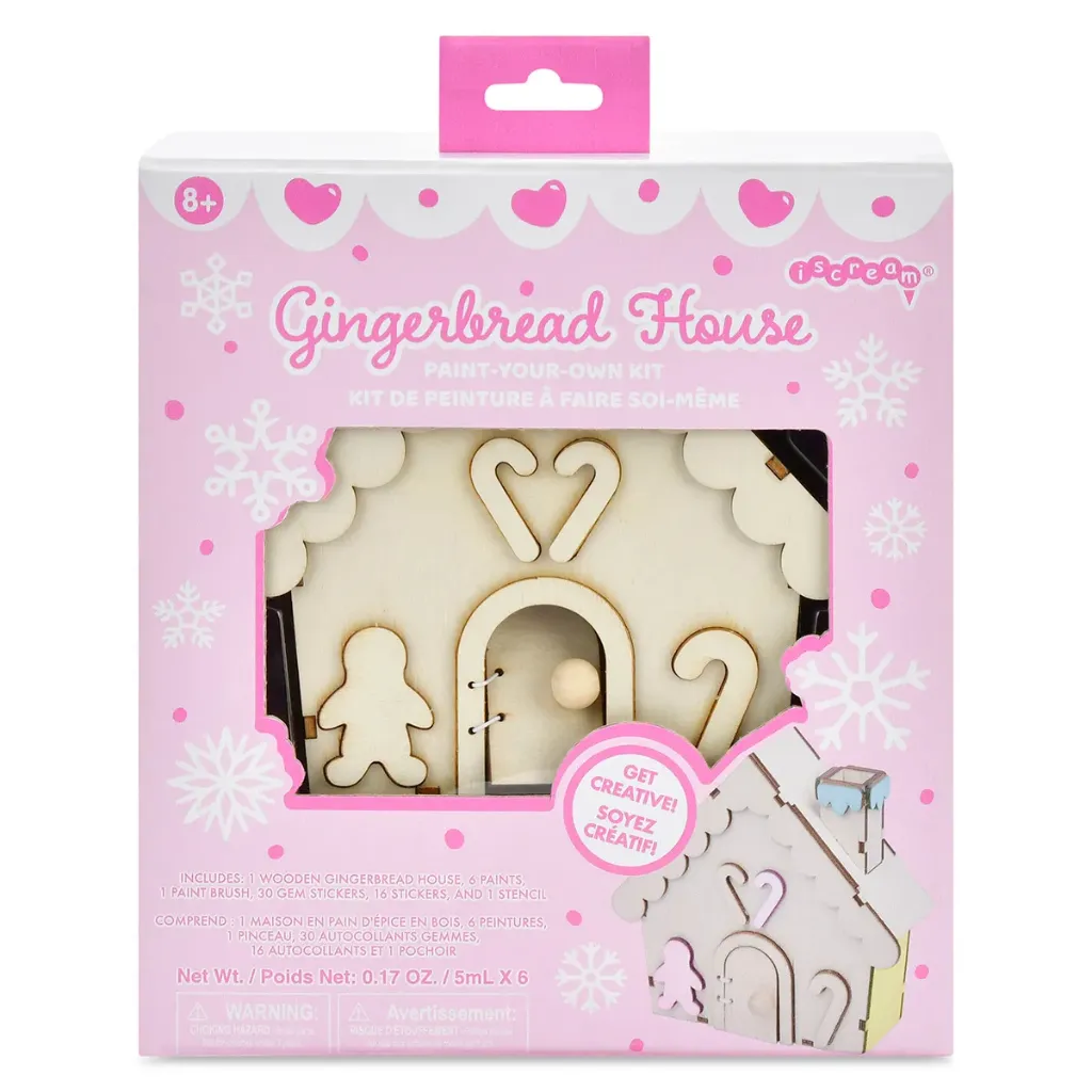 [770-532] Paint Your Own Gingerbread House