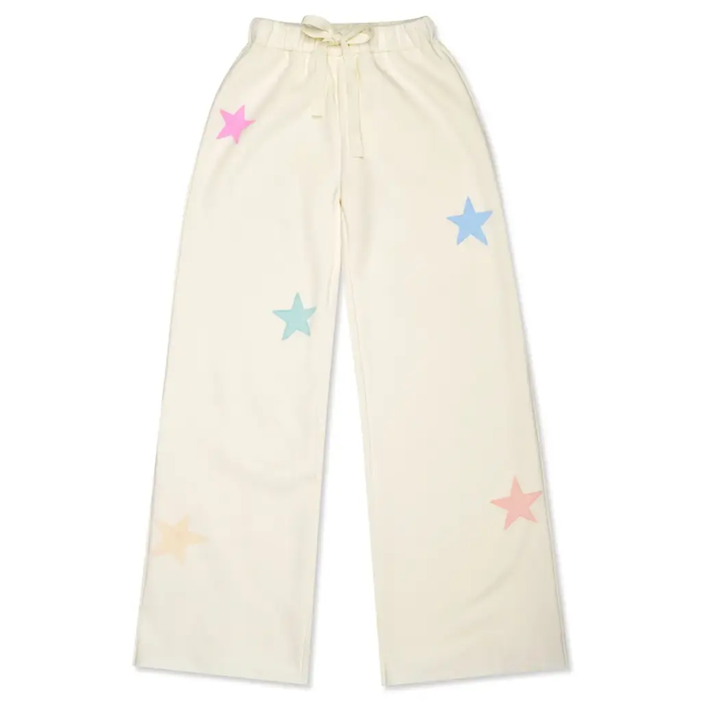 [820-4489S] Stardust Wide Leg Sweatpants (Youth Small (6-8))