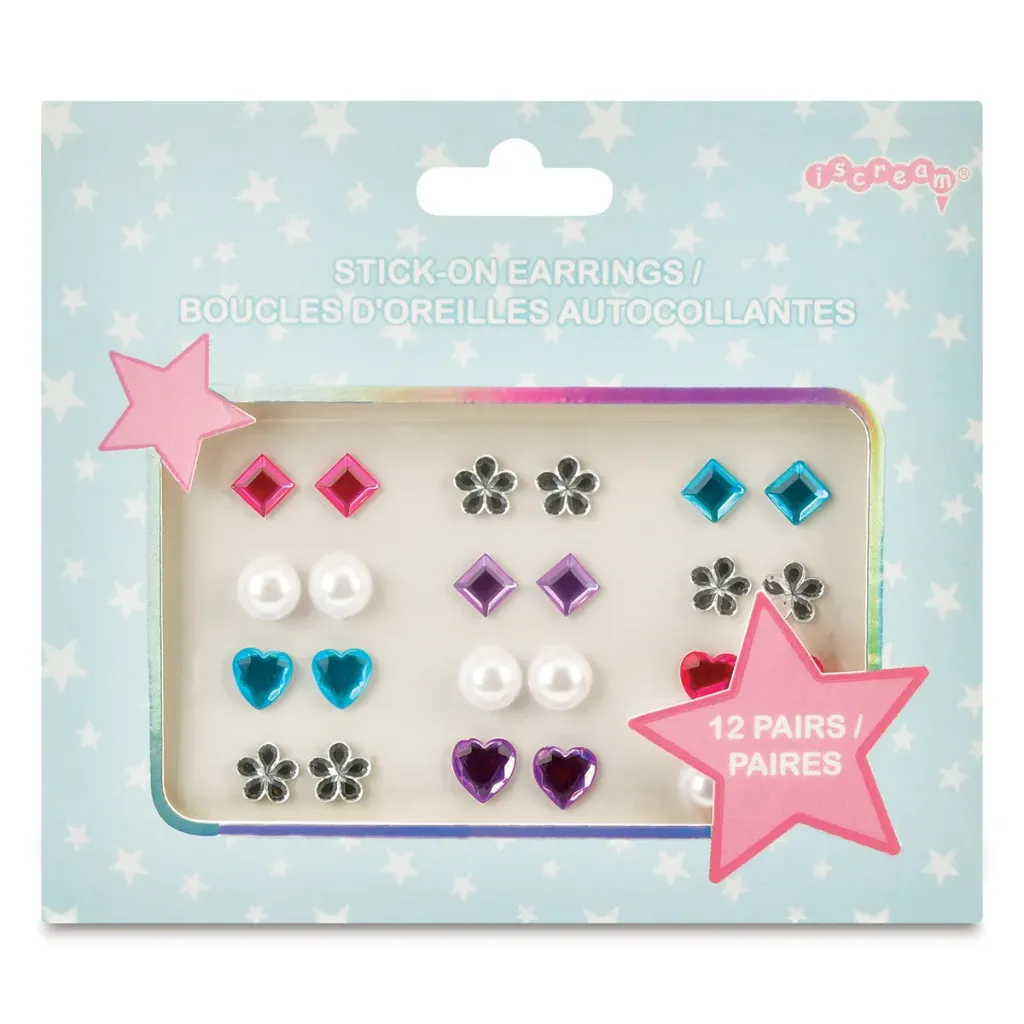 Starbright Stick On Earrings