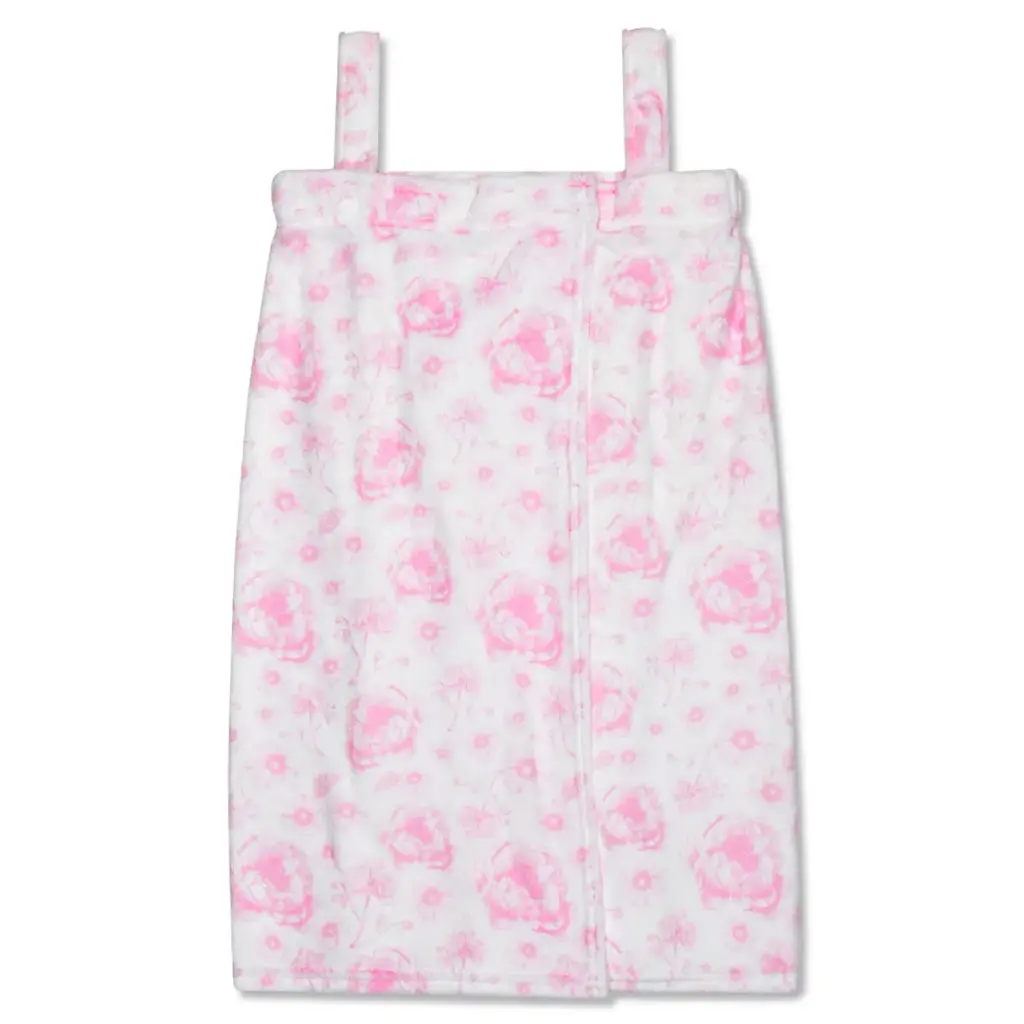 Pretty Pink Toile Spa Wrap