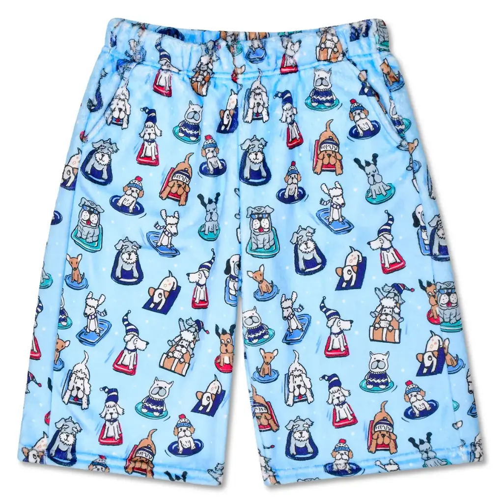 Polar Pups Plush Board Shorts