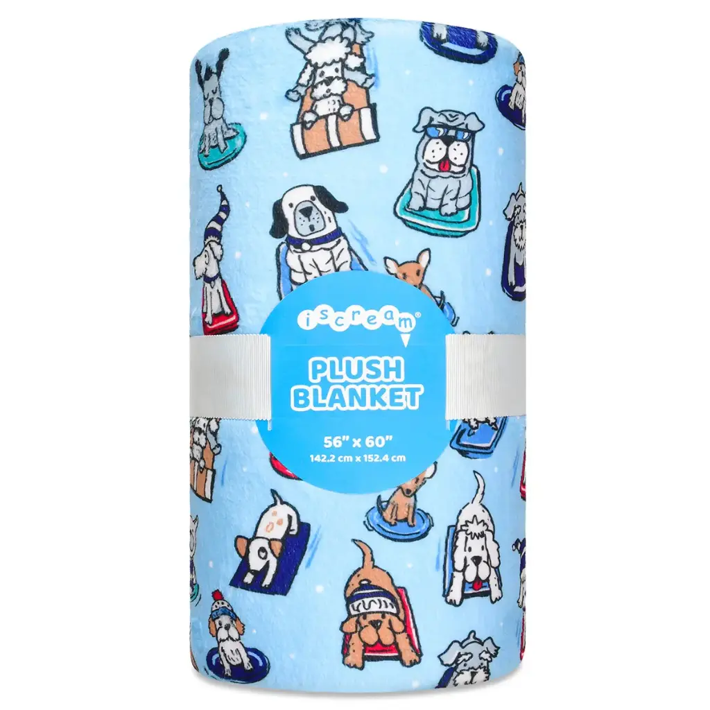 Polar Pups Plush Blanket