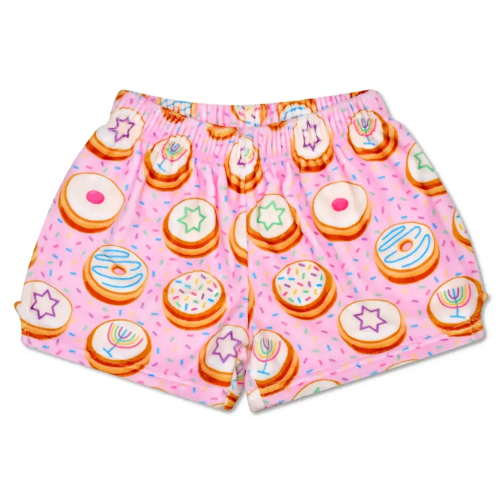 Hanukkah Donuts Plush Shorts