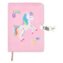 Unicorn Kisses Lock and Key Journal