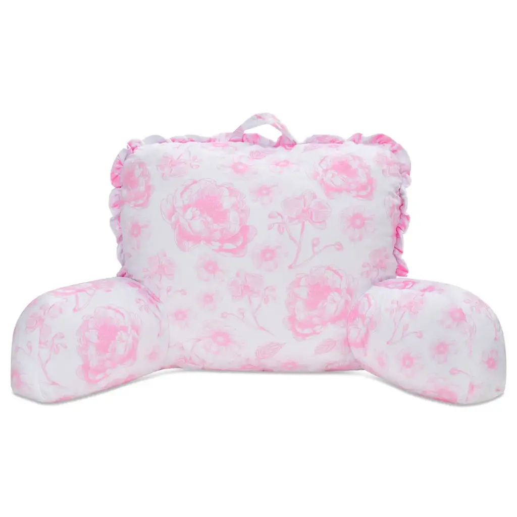 Pretty Pink Toile Lounge Pillow