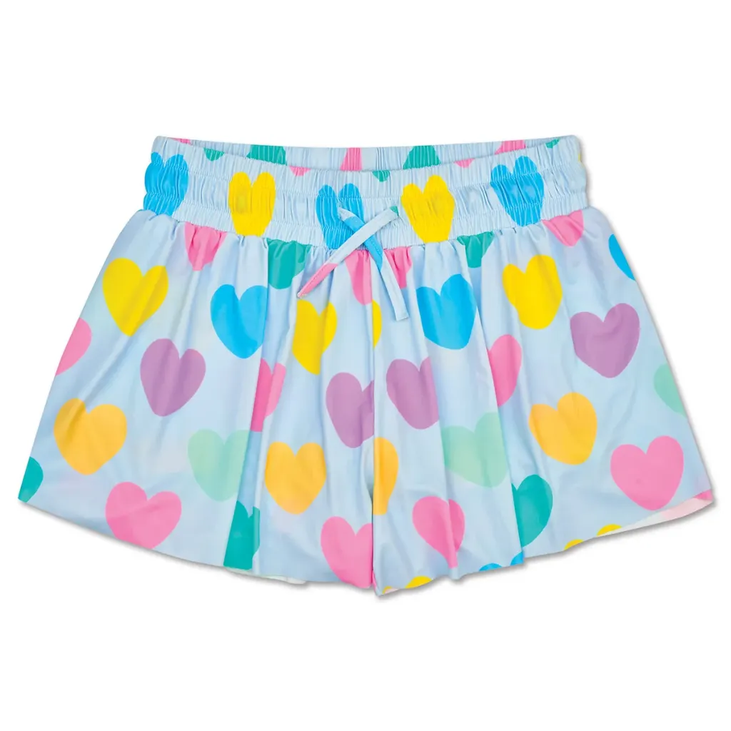 [820-4628S] Sent with Love Butterfly Shorts (Youth Small (6-8))