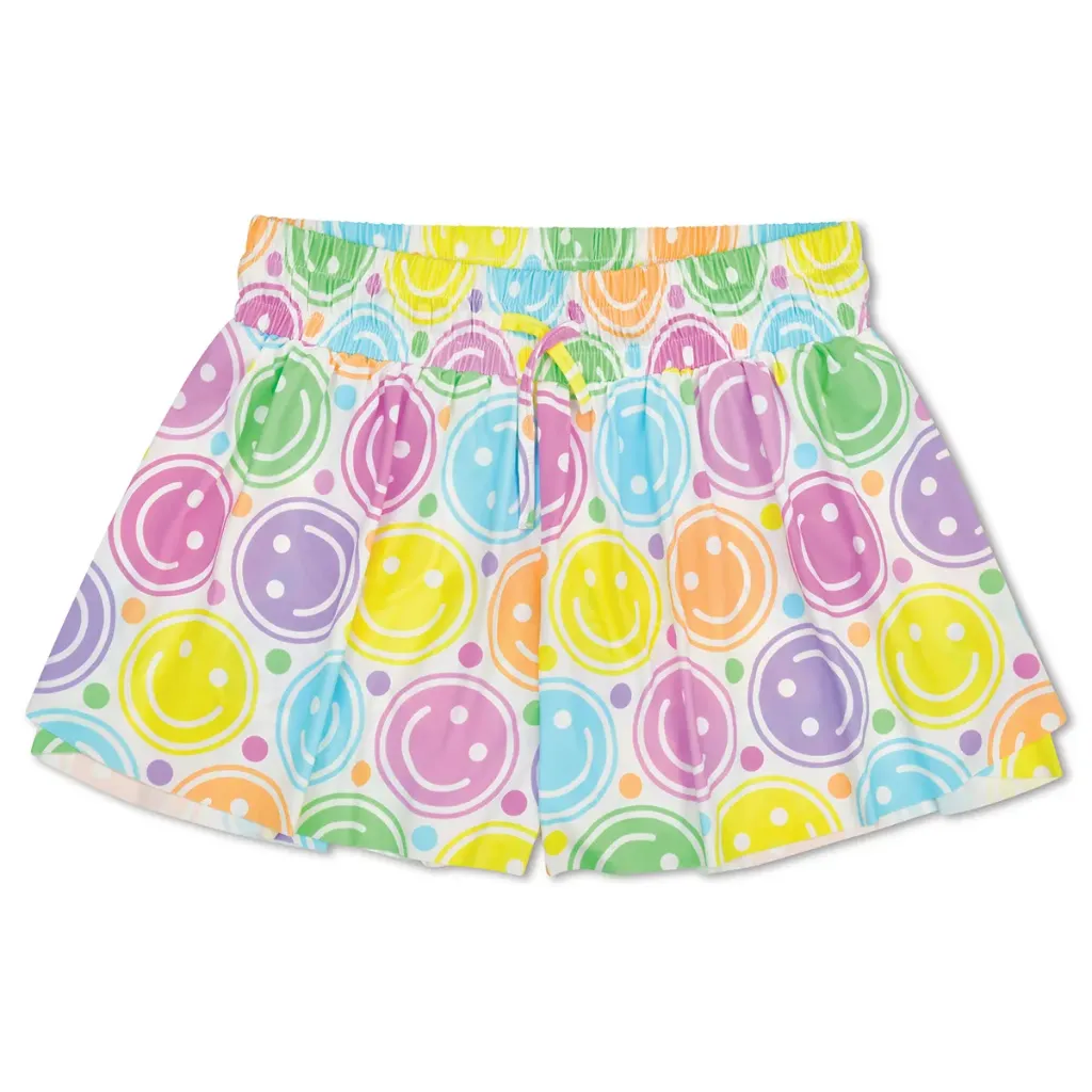[820-4630S] All Smiles Butterfly Shorts (Youth Small (6-8))