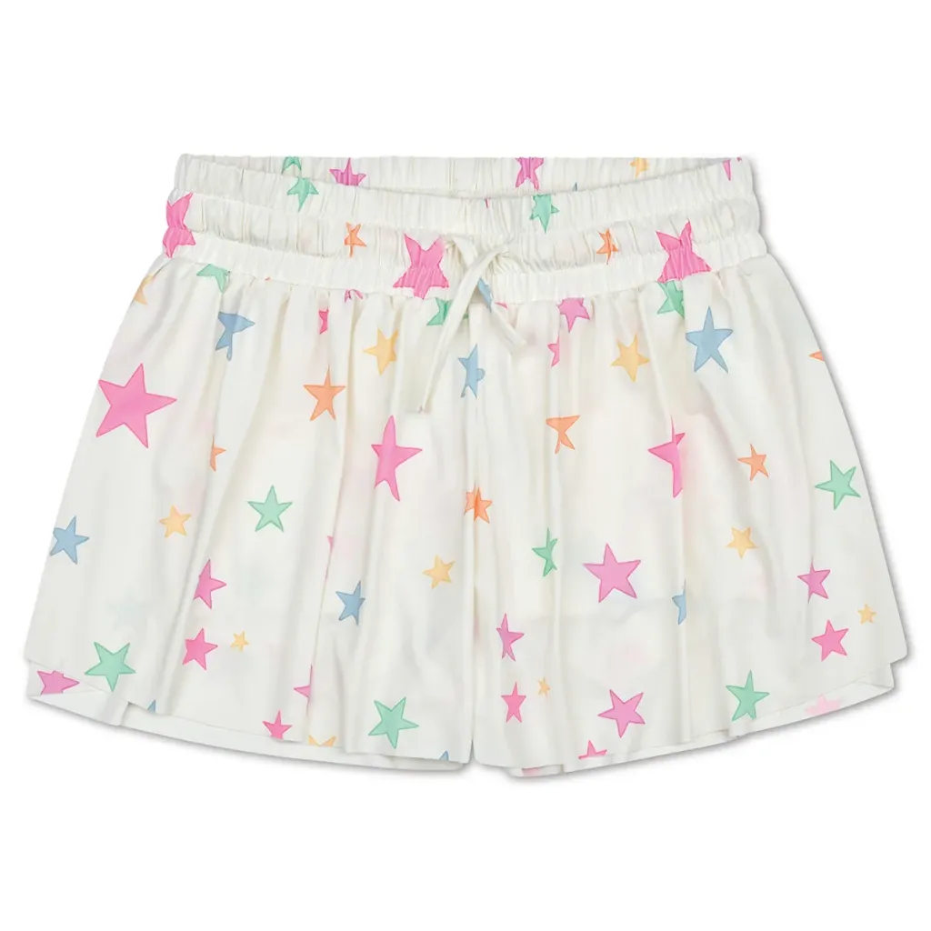 [820-4619S] Stardust Butterfly Shorts (Youth Small (6-8))