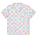 Smiley Check Shorts Lounge Set