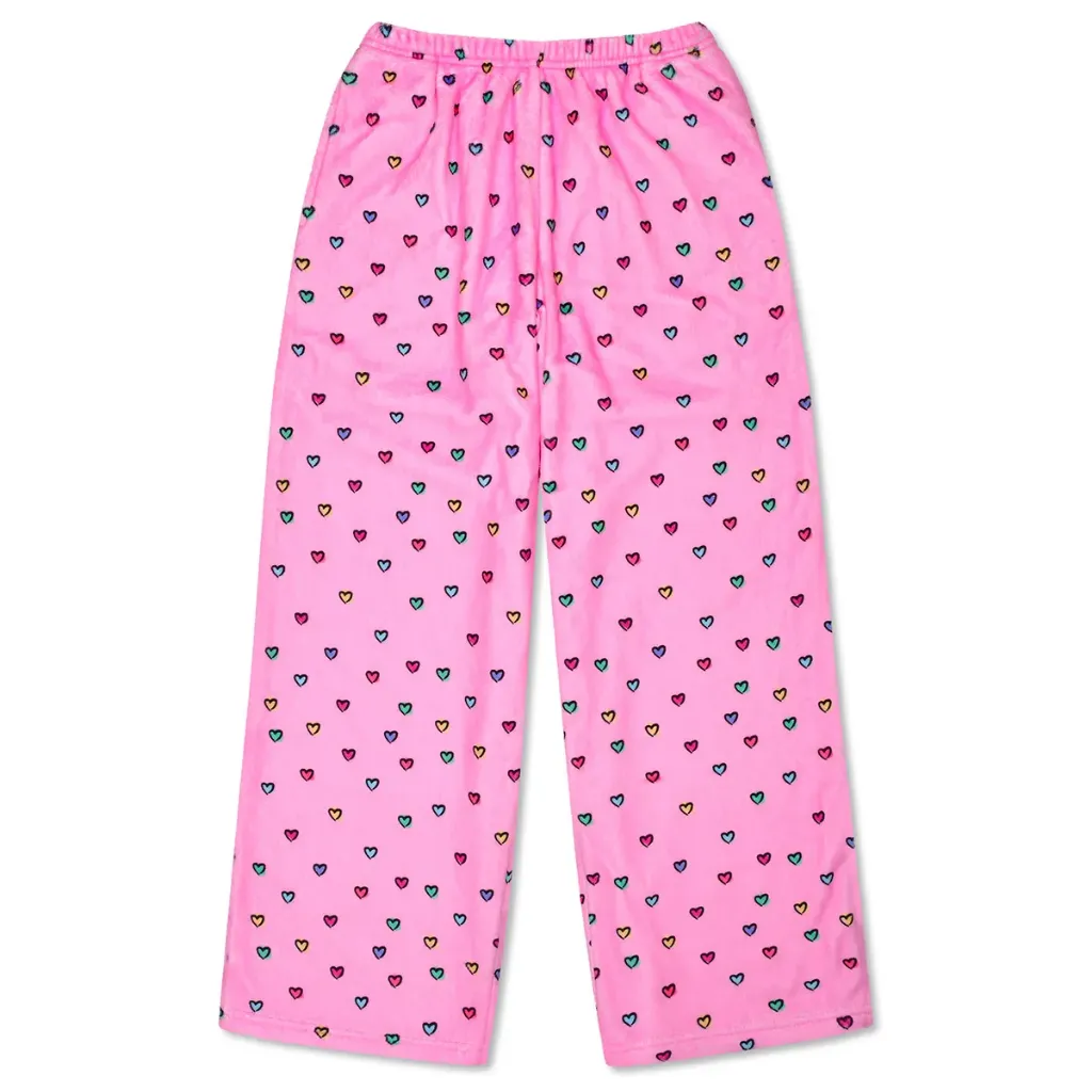 Painted Hearts Plush Pants