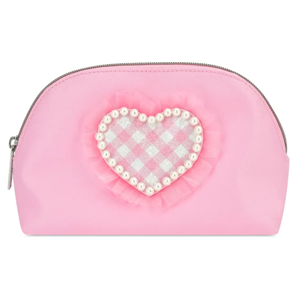 [810-2530] Gorgeous Gingham Oval Cosmetic Bag