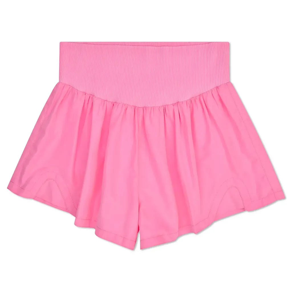Pink Wide Band Shorts