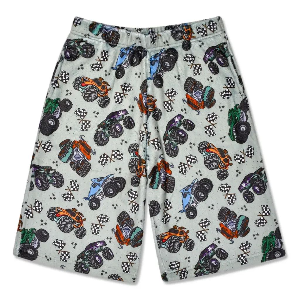 Monster Truck Plush Board Shorts
