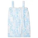 Blue Patchwork Spa Wrap