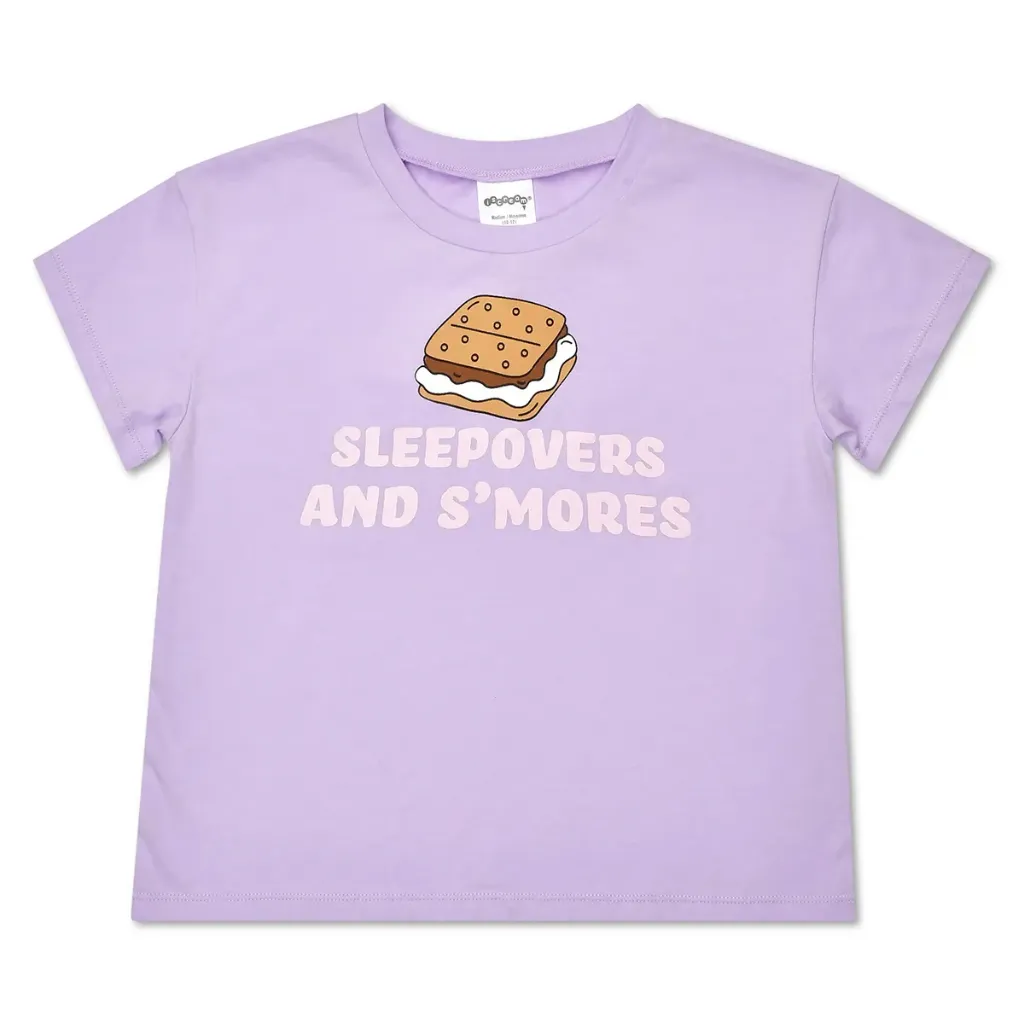 [820-4814XXS] Sleepovers and S'mores T-Shirt (Youth X-XSmall (2-3))