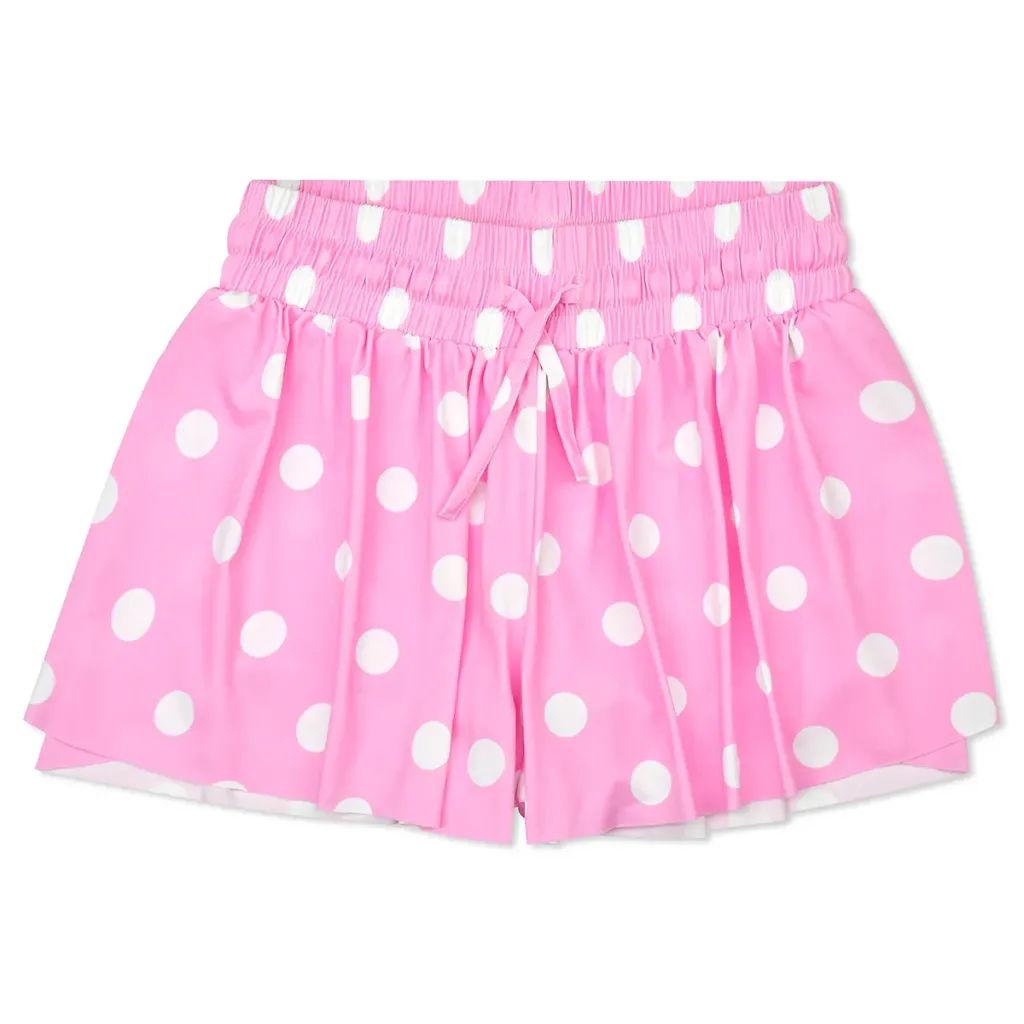 Pink Polka Dot Butterfly Shorts