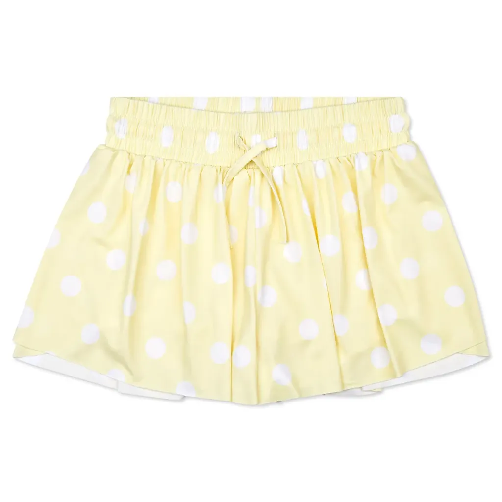 Yellow Polka Dot Butterfly Shorts