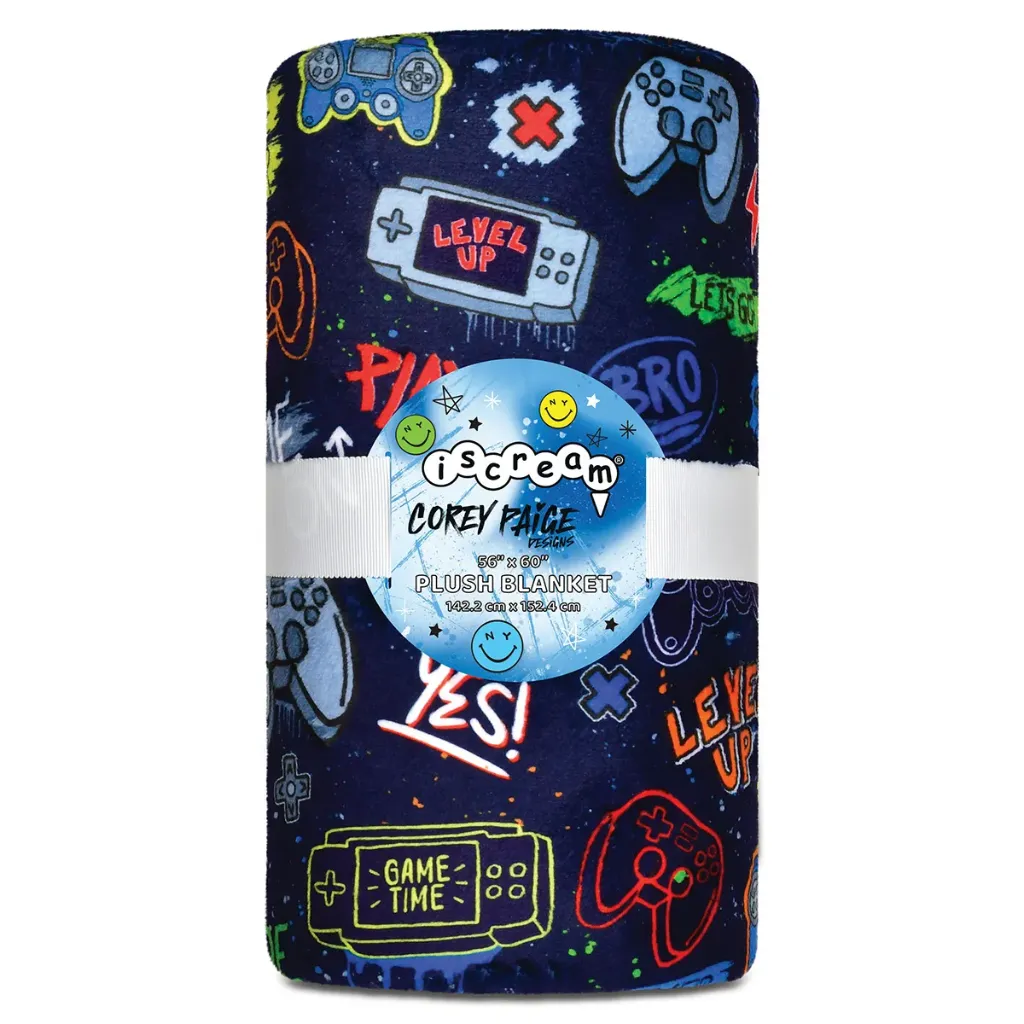 [780-5694] Corey Paige Level Up Plush Blanket