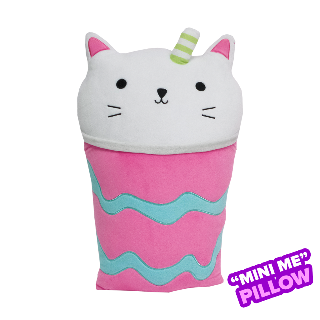Mini Purrfect Latte Scented Foodie Pillow