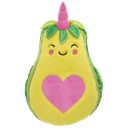 Avocado Heart Furry Pillow