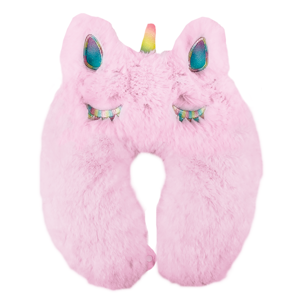 [780-1275] Unicorn Furry Neck Pillow