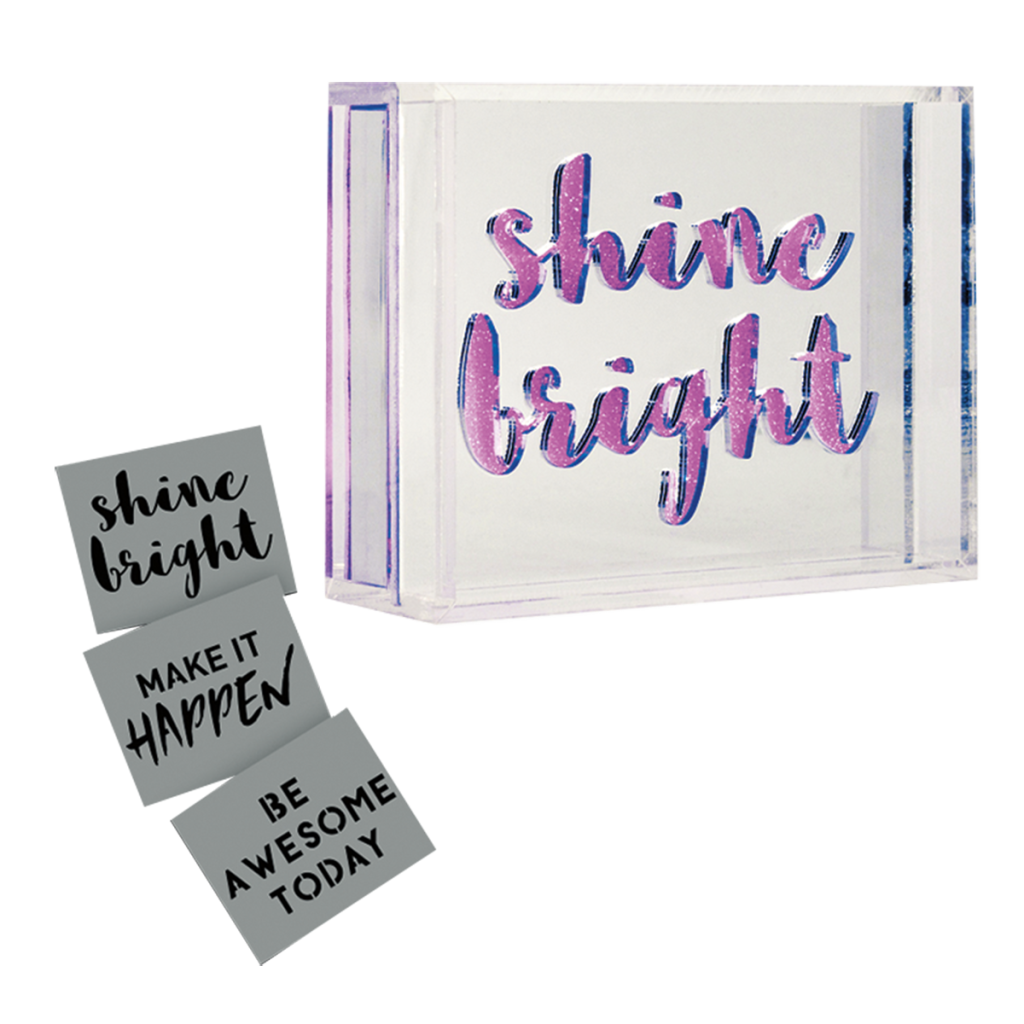 Multi Message Acrylic Light Box