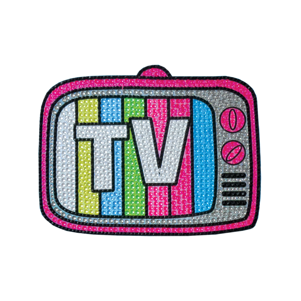 TV Rhinestone Decals Small