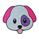 Emoji Dog Rhinestone Decals Large
