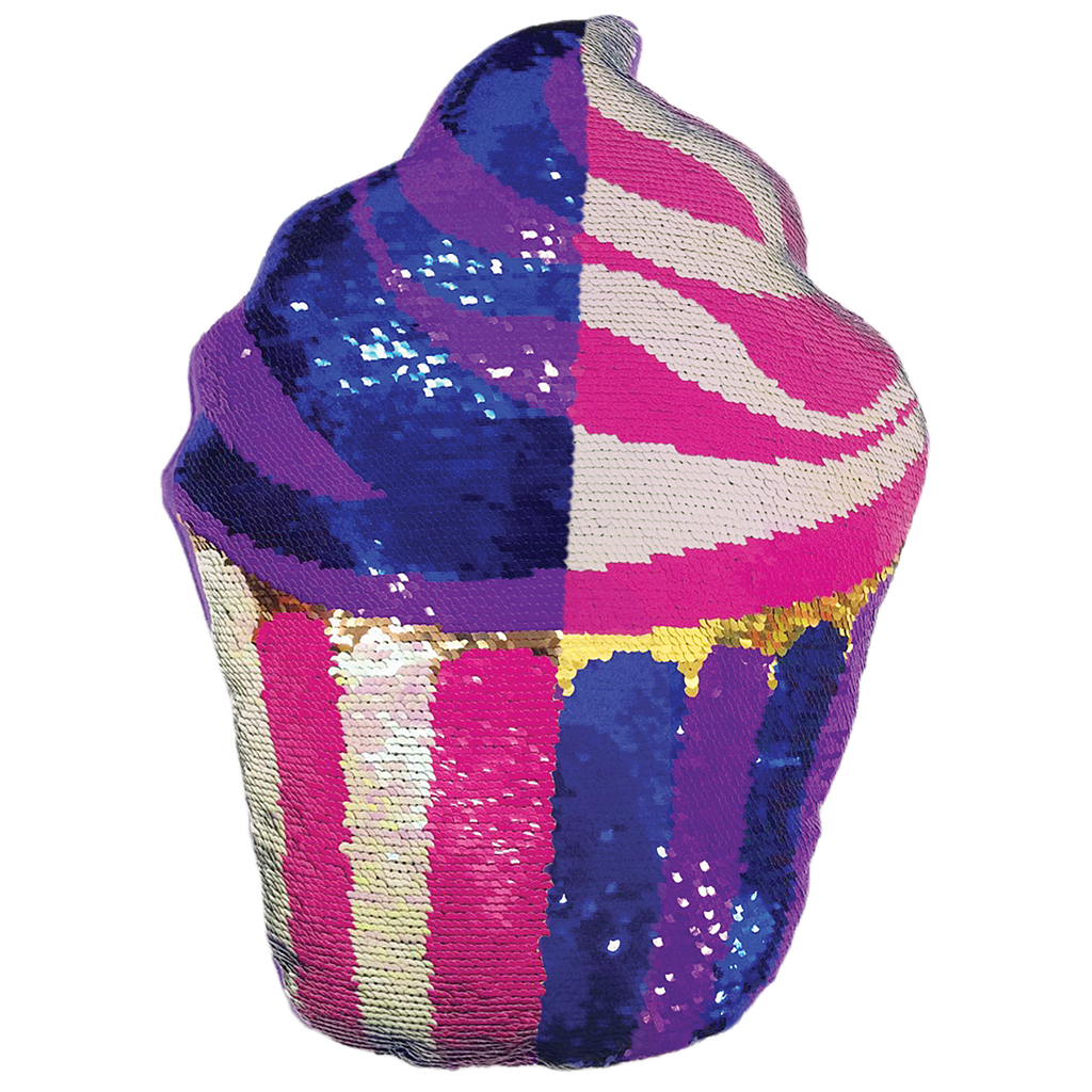 Cupcake Reversible Sequin Plush