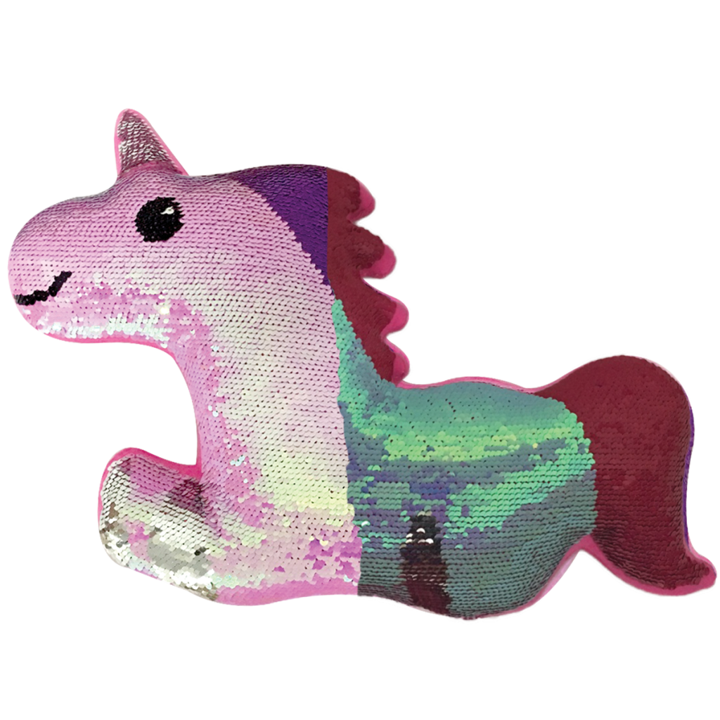 Magical Unicorn Reversible Sequin Pillow