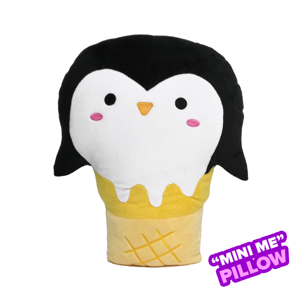 Mini Penguin Cone Scented Foodie Pillow