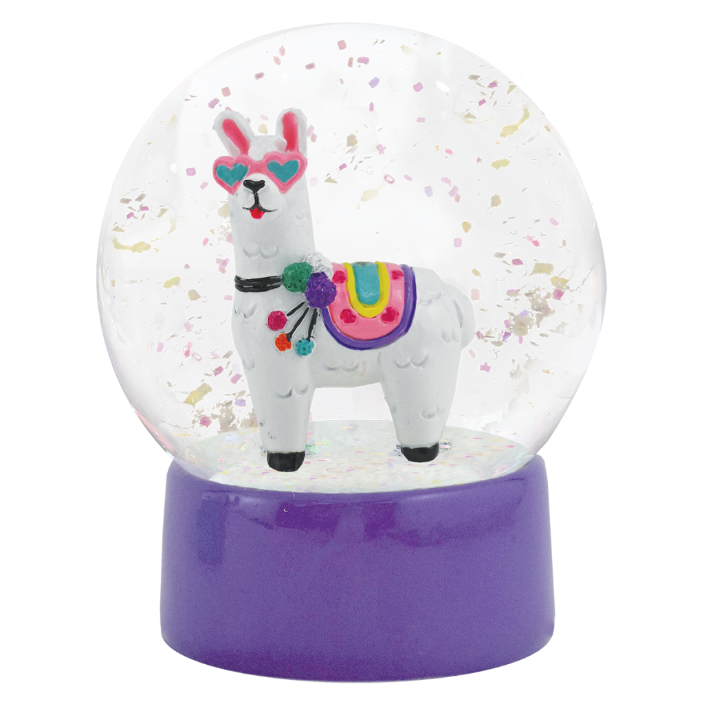 Llama Snow Globe