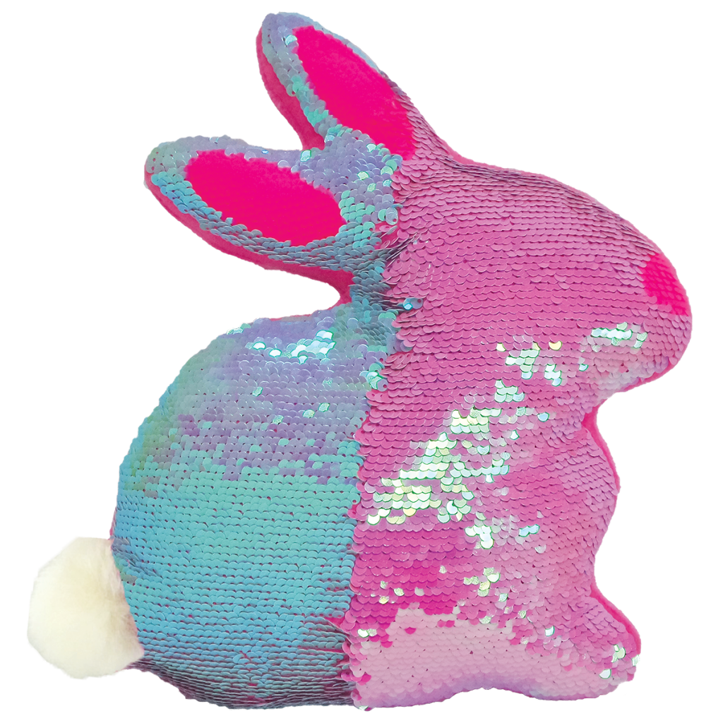 Bunny Reversible Sequin Pillow
