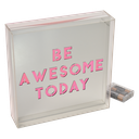 Be Awesome Acrylic Light Box
