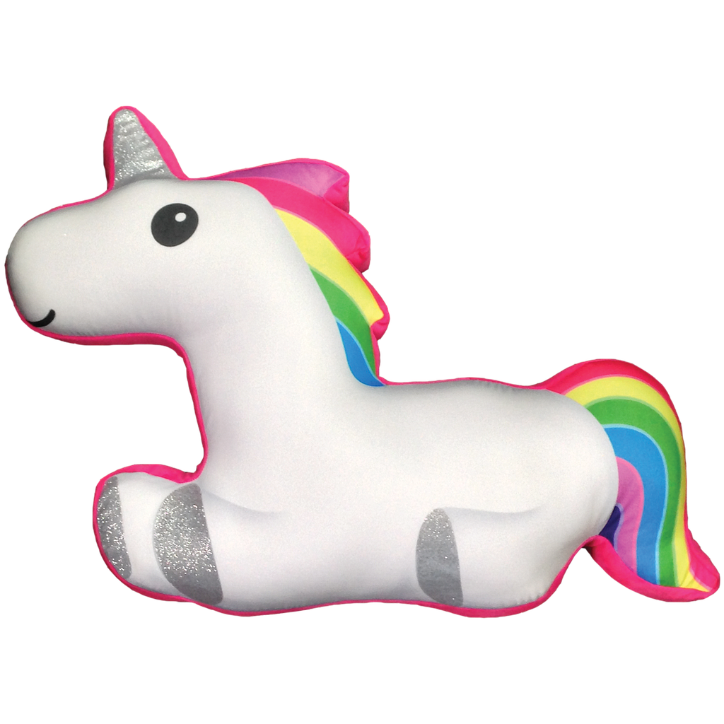 Rainbow Unicorn Glitter Microbead Plush