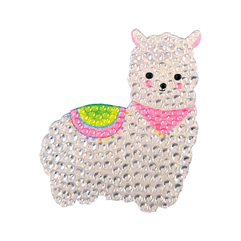 Llama Rhinestone Decals Small