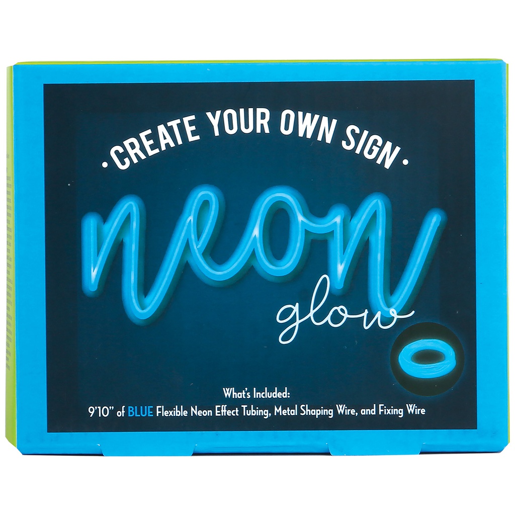 [865-020] Neon-Effect Blue DIY Light