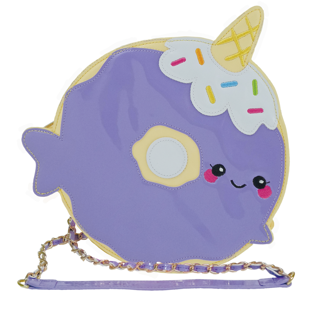 Narwhal Donut Foodie Crossbody Bag