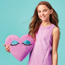 Heart Eyes Scented Reversible Sequin Pillow