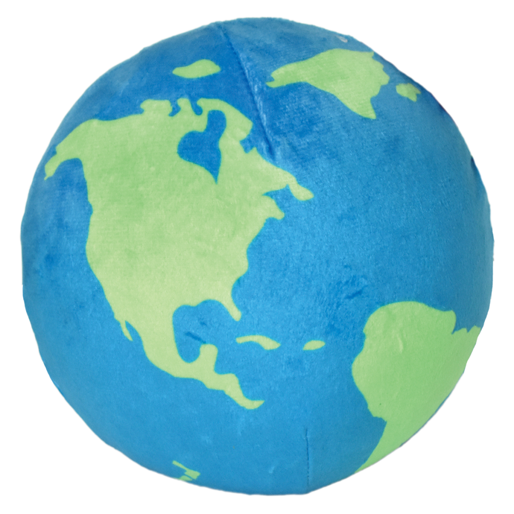 Planet Earth 3D Slow Rise Pillow