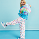 Rainbows and Hearts Plush Pants