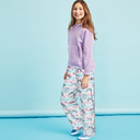 Unicorn Stripes Plush Pants