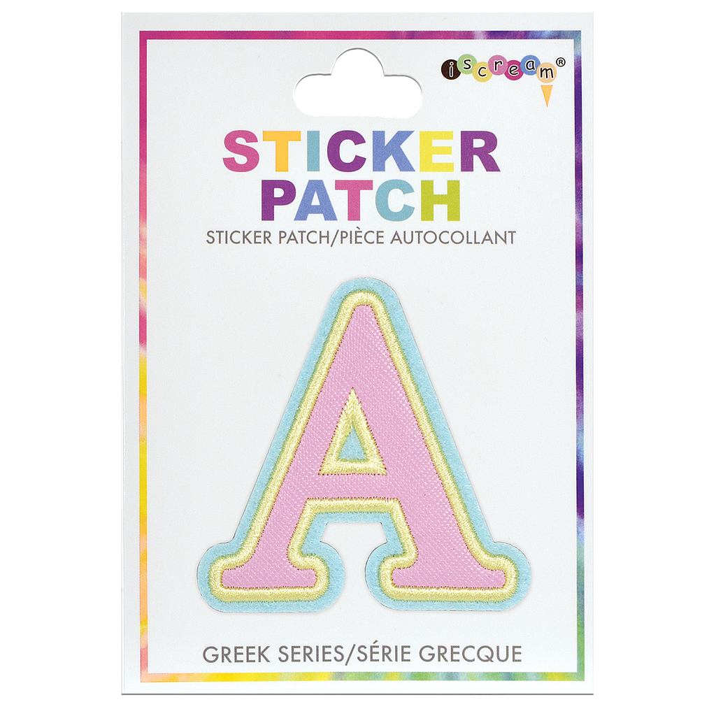 [700-337] Alpha Greek Letter Sticker Patch