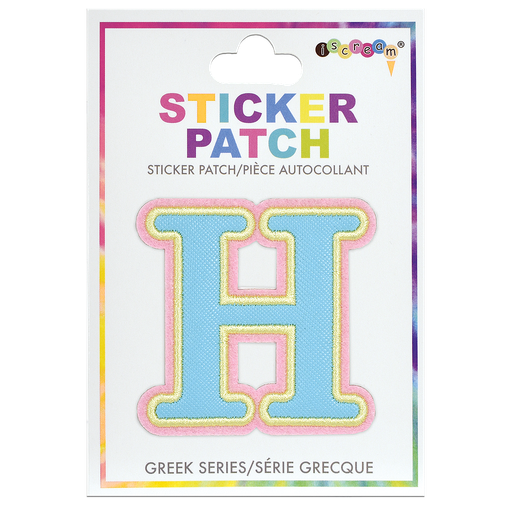 Eta Greek Letter Sticker Patch