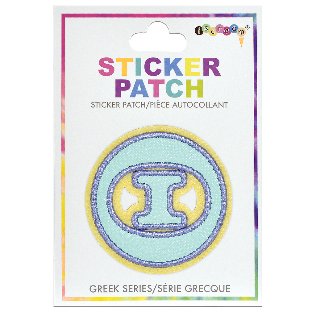 [700-344] Theta Greek Letter Sticker Patch