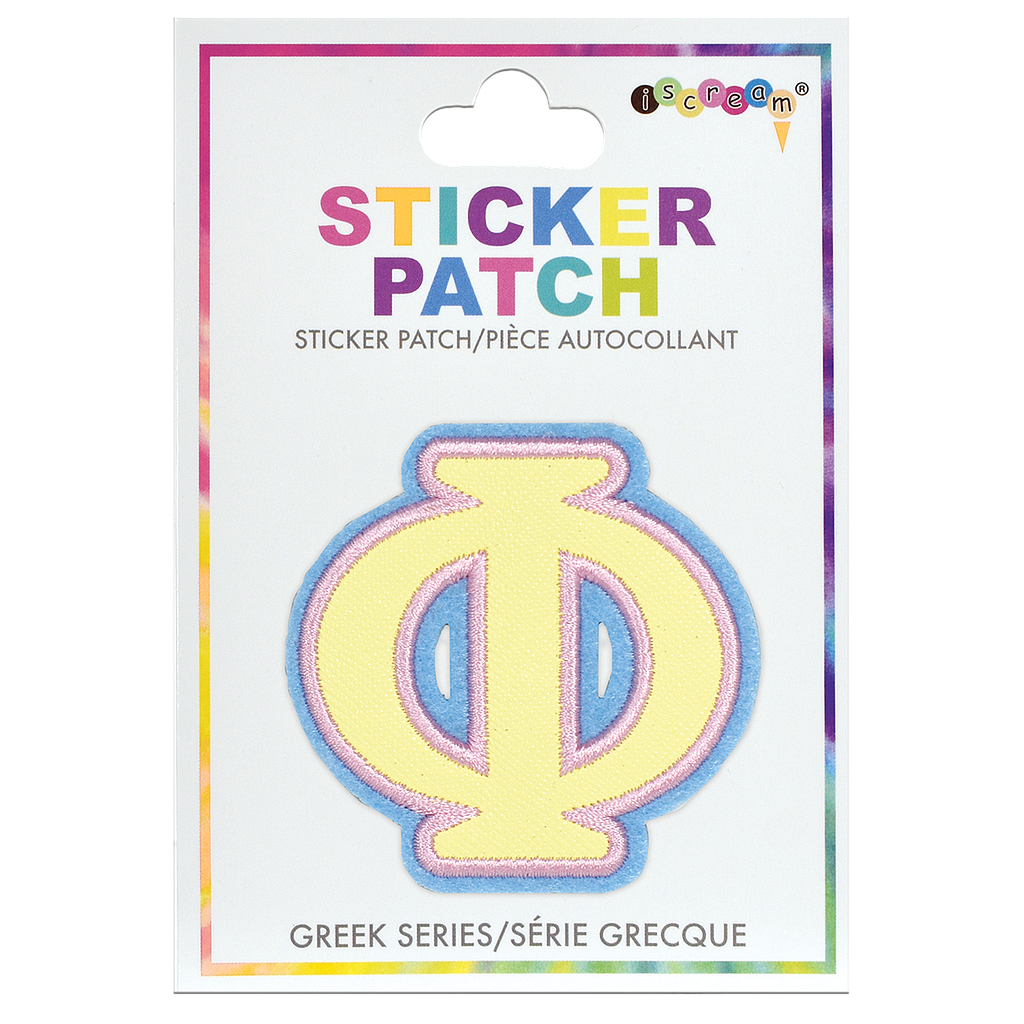 [700-357] Phi Greek Letter Sticker Patch