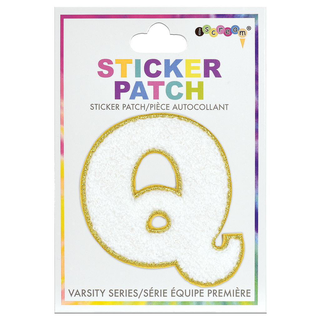 [700-385Q] Q Initial Varsity Sticker Patch